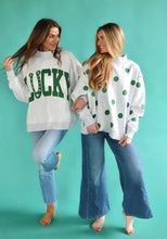 Load image into Gallery viewer, PREORDER for Friday 2/27-Poppy & Pine LUCKY reversible polka dot mock neck sweatshirt