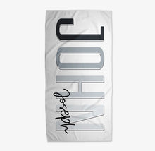 Load image into Gallery viewer, Personalized name and middle name beach towel - Preorder (two weeks from order date)