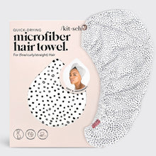 Load image into Gallery viewer, Quick Dry Hair Towel - Micro Dot
