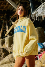 Load image into Gallery viewer, DILLYDALLY - LOLLY GAG | Reversible Mockneck Sweatshirt: Butter Yellow
