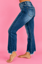 Load image into Gallery viewer, PLUS RISEN Jeans- dark wash jeans