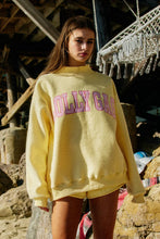 Load image into Gallery viewer, DILLYDALLY - LOLLY GAG | Reversible Mockneck Sweatshirt: Butter Yellow