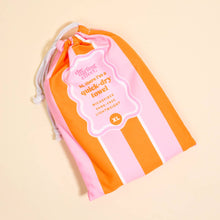 Load image into Gallery viewer, Darling Effect- XL Quick-Dry Beach Towel–Sicily Stripes Pink