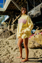 Load image into Gallery viewer, DILLYDALLY - LOLLY GAG | Reversible Mockneck Sweatshirt: Butter Yellow