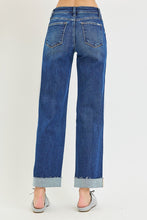 Load image into Gallery viewer, RISEN JEANS-  MID RISE ANKLE STRAIGHT CUFFED HEM JEANS PSA21978
