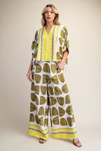 Load image into Gallery viewer, Miramar- two piece printed wide leg flowy set
