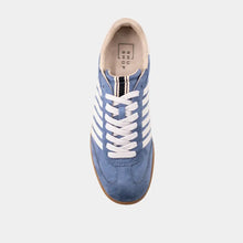 Load image into Gallery viewer, STEVIE- Shu Shop Suede blue retro inspired sneakers LLL

