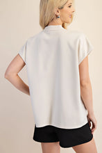 Load image into Gallery viewer, Valia- Oversized Ecru boyfriend Vest
