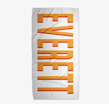Load image into Gallery viewer, Personalized name beach towel - Preorder (two weeks from order date)
