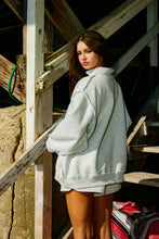 Load image into Gallery viewer, FAITH | Embroidered Polka-Dot Mock Neck Sweatshirt
