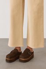 Load image into Gallery viewer, Outwoods- Chocolate Brown Chunky Platform Slip On Mule SUNDAY-2
