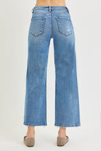 Load image into Gallery viewer, RISEN JEANS- Mid rise cropped side slit with gray jeans PWC21916
