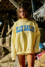 Load image into Gallery viewer, DILLYDALLY - LOLLY GAG | Reversible Mockneck Sweatshirt: Butter Yellow
