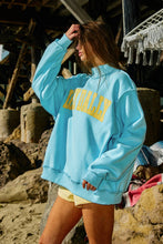 Load image into Gallery viewer, DILLYDALLY- LOLLY GAG | Reversible Mockneck Sweatshirt: Blue
