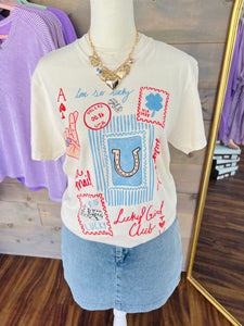 Lucky Girl Club tee