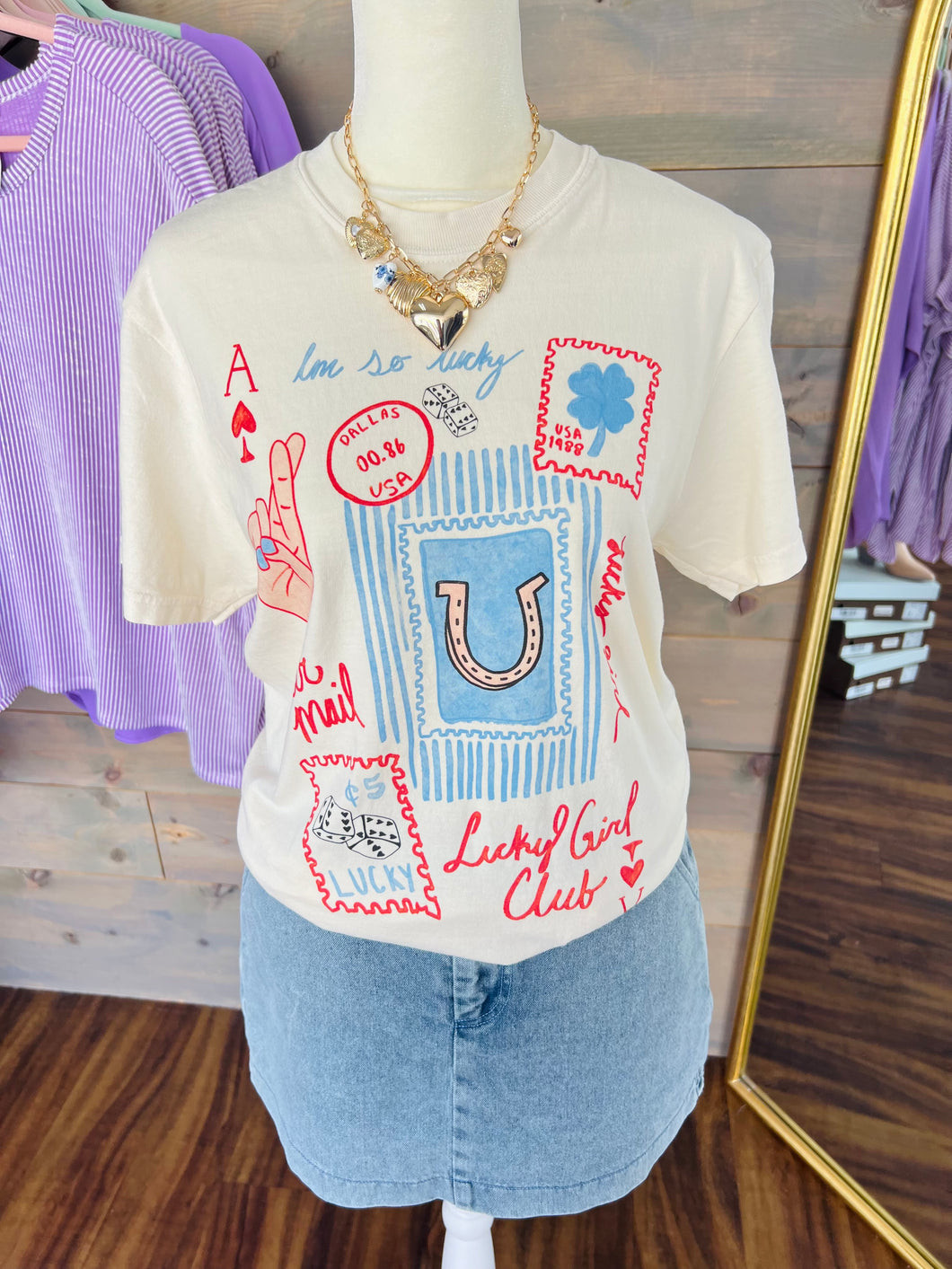 Lucky Girl Club tee
