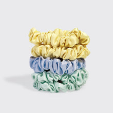 Load image into Gallery viewer, Ruched Satin Scrunchies 5pc Set - Multi-color
