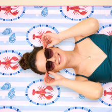 Load image into Gallery viewer, Darling Effect- XL Quick-Dry Beach Towel–Harbor House
