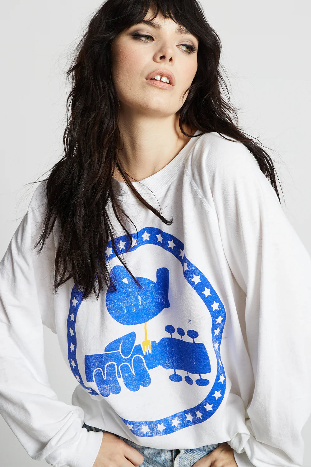 Woodstock 3 days of peace oversized sweatshirt - Recycled Karma