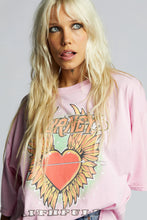 Load image into Gallery viewer, Journey Faithfully  Pink Oversized One Size Graphic Tee- Recycled Karma
