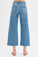 Load image into Gallery viewer, Plus RISEN jeans - Tummy Control Mid Rise Cropped wide front slit jeans pwc21180
