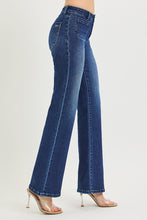 Load image into Gallery viewer, PLUS RISEN JEANS- Dark wash flare front pocket jeans PF21888 DARK
