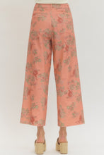 Load image into Gallery viewer, Plus Melisa-Floral pattern mid-rise ankle-length pants
