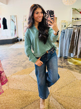 Load image into Gallery viewer, Mineral washed collared sweatshirt
