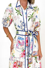 Load image into Gallery viewer, LAURA- coastal Italian print maxi dress
