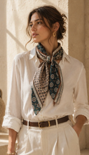 Load image into Gallery viewer, Mosaic Print Reversible Scarf
