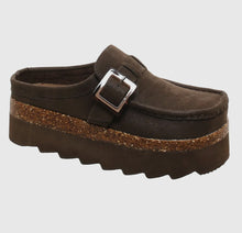 Load image into Gallery viewer, Outwoods- Chocolate Brown Chunky Platform Slip On Mule SUNDAY-2
