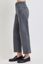 Load image into Gallery viewer, RISEN JEANS- Adjustable waist high rise cropped barrel jeans
