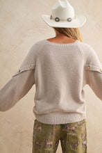 Load image into Gallery viewer, Soft whisper relaxed textured pullover

