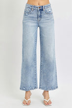 Load image into Gallery viewer, PLUS RISEN JEANS- Tummy Control  High Rise light wash wide leg jeans RDP5936X
