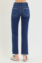 Load image into Gallery viewer, RISEN JEANS- Tummy Control Dark wash straight cut jeans
