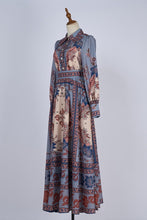 Load image into Gallery viewer, Isabella set- Floral print long sleeve shirt and skirt set
