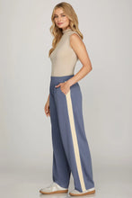 Load image into Gallery viewer, IRENE- Two piece side stripe sporty chic set
