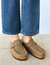 Load image into Gallery viewer, Outwoods-  Taupe square toe Slip On Mule RESSE-2
