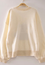 Load image into Gallery viewer, Cream cute pup sweater
