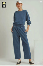 Load image into Gallery viewer, UMGEE -Sun washed softened denim two piece set
