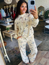 Load image into Gallery viewer, Mallard polka dot mock neck two piece set
