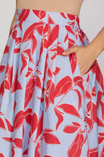 Load image into Gallery viewer, Resort inspired midi length two piece skirt set
