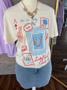 Lucky Girl Club tee