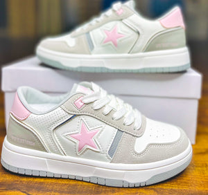 Vintage Havana-FRESH-12 Light gray/light pink sneakers