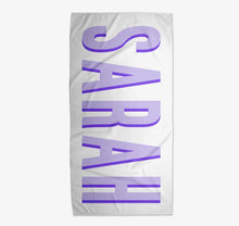 Load image into Gallery viewer, Personalized name beach towel - Preorder (two weeks from order date)
