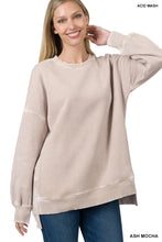 Load image into Gallery viewer, Plus ash mocha fleece two piece cropped wide leg sweatsuit
