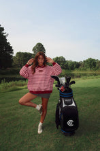 Load image into Gallery viewer, Delta Stripe Mockneck Sweatshirt
