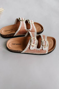 LUCA blush sandal