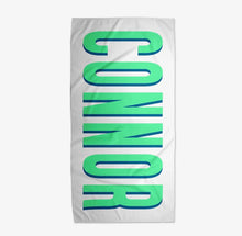 Load image into Gallery viewer, Personalized name beach towel - Preorder (two weeks from order date)
