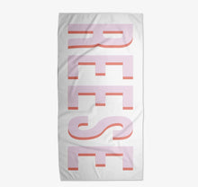 Load image into Gallery viewer, Personalized name beach towel - Preorder (two weeks from order date)
